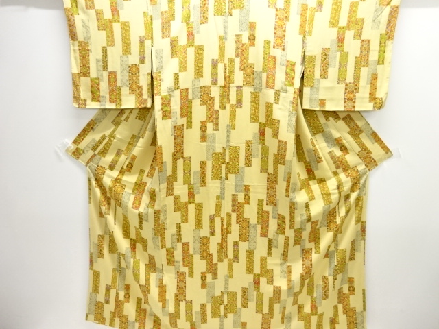 JAPANESE KIMONO / KOMON / FLORAL SARASA